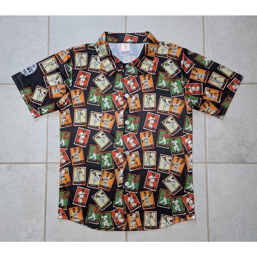 San Francisco Giants Size Medium Legends Shirt Button Up SGA 2023 Hawaiian